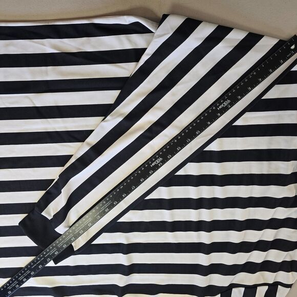 Cliff Keen Athletic Referee Shirt Men's XXL Black White Stripe Long Sleeve Zip - Picture 8 of 15